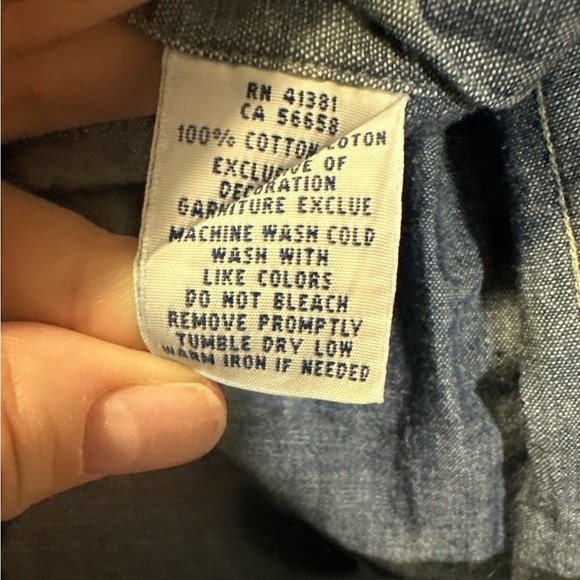 Ralph Lauren Classic Blue Casual Shirt - Picture 6 of 6